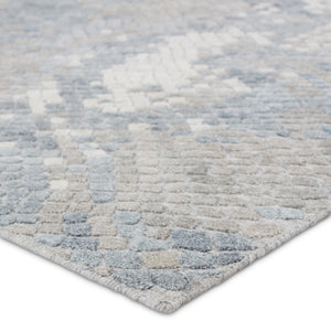 Jaipur Living Conlan Handmade Dot Gray/ Light Blue Area Rug (10'X14')