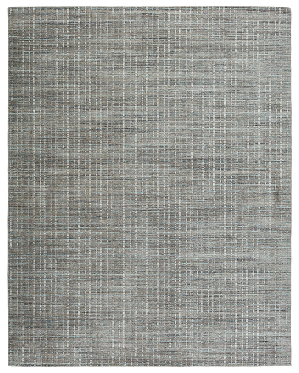 Jaipur Living Thaddea Handmade Striped Gray/ Blue Area Rug (10'X14')
