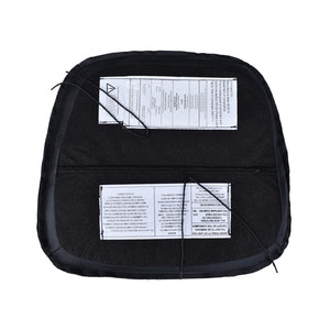 LH Imports Metal Crossback Leather Cushion Seat CLA-04BLK