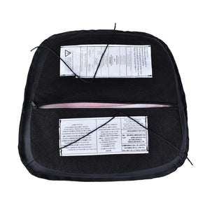 LH Imports Metal Crossback Leather Cushion Seat CLA-04BLK