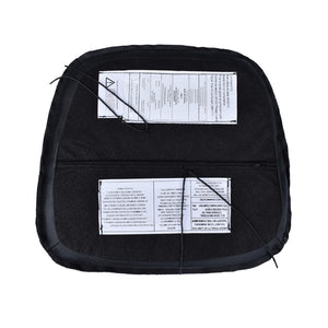 LH Imports Metal Crossback Leather Cushion Seat CLA-04B