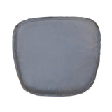 LH Imports Metal Crossback Leather Cushion Seat CLA-04G