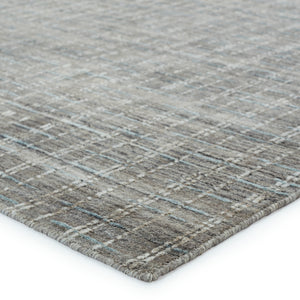 Jaipur Living Thaddea Handmade Striped Gray/ Blue Area Rug (10'X14')
