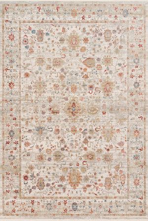 Loloi Claire CLE-05 100% Polyester Power Loomed Traditional Rug CLAECLE-05IVMLB6F7