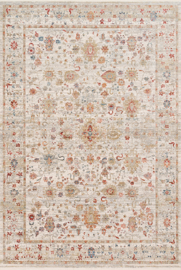 Loloi Claire CLE-05 100% Polyester Power Loomed Traditional Rug CLAECLE-05IVMLB6F7