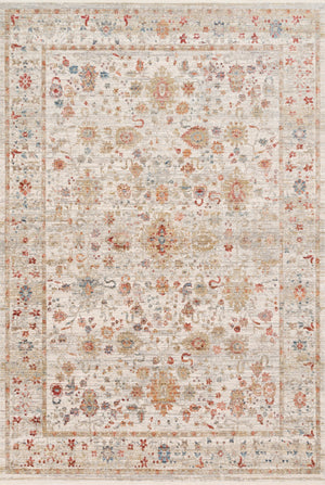 Loloi Claire CLE-05 100% Polyester Power Loomed Traditional Rug CLAECLE-05IVMLB6F7