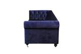 Shatana Home Claire 3 Sofa Navy Velvet