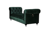 Shatana Home Claire Bench Green Velvet