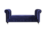 Shatana Home Claire Bench Navy Velvet