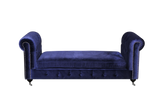 Shatana Home Claire Bench Navy Velvet