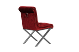 Shatana Home Claire Dining Chair Burgundy Velvet (Set Of 2)