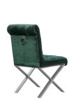 Shatana Home Claire Dining Chair Green Velvet (Set Of 2)