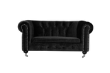 Shatana Home Claire Kid'S Sofa Black Velvet