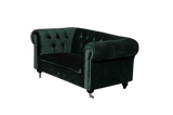 Shatana Home Claire Kid'S Sofa Green Velvet