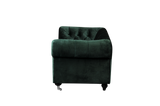 Shatana Home Claire Kid'S Sofa Green Velvet