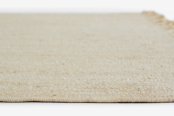 Momeni Clara CLA-2 Hand Woven Contemporary Solid Indoor Area Rug Ivory 10' x 14' CLARACLA-2IVYA0E0