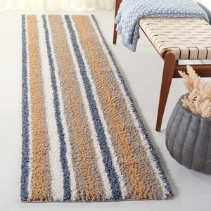 Calico Shag Rug - Luxurious Power Loomed Polyester Design from Turkey, Ideal for Cozy Spaces