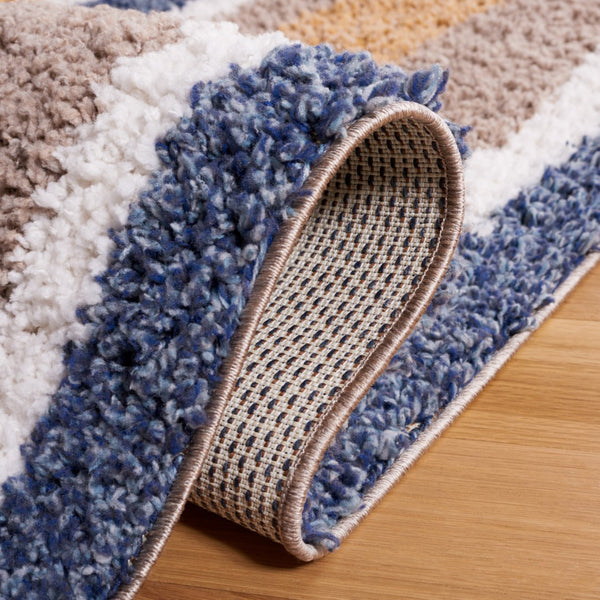 Calico Shag Rug - Luxurious Power Loomed Polyester Design from Turkey, Ideal for Cozy Spaces