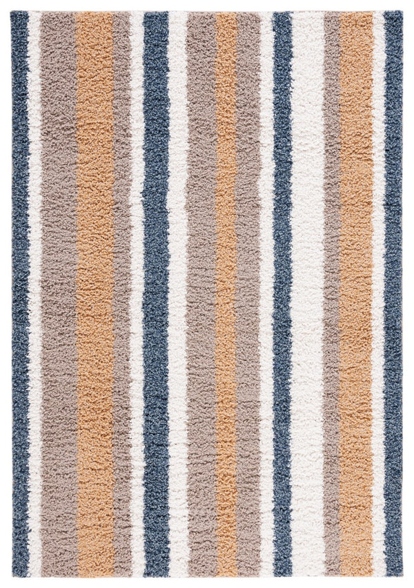 Calico Shag Rug - Luxurious Power Loomed Polyester Design from Turkey, Ideal for Cozy Spaces