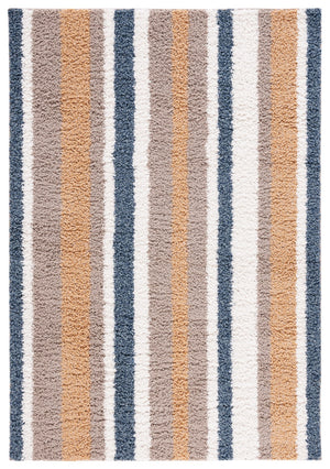 Calico Shag Rug - Luxurious Power Loomed Polyester Design from Turkey, Ideal for Cozy Spaces