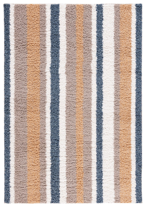 Calico Shag Rug - Luxurious Power Loomed Polyester Design from Turkey, Ideal for Cozy Spaces