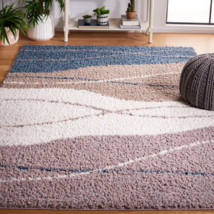 Calico Shag & Flokati Rug - Luxurious Power Loomed Polyester for Cozy Living Spaces, 40mm Pile