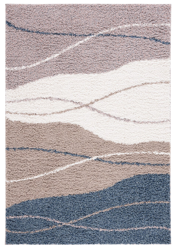 Calico Shag & Flokati Rug - Luxurious Power Loomed Polyester for Cozy Living Spaces, 40mm Pile