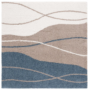 Calico Shag & Flokati Rug - Luxurious Power Loomed Polyester for Cozy Living Spaces, 40mm Pile