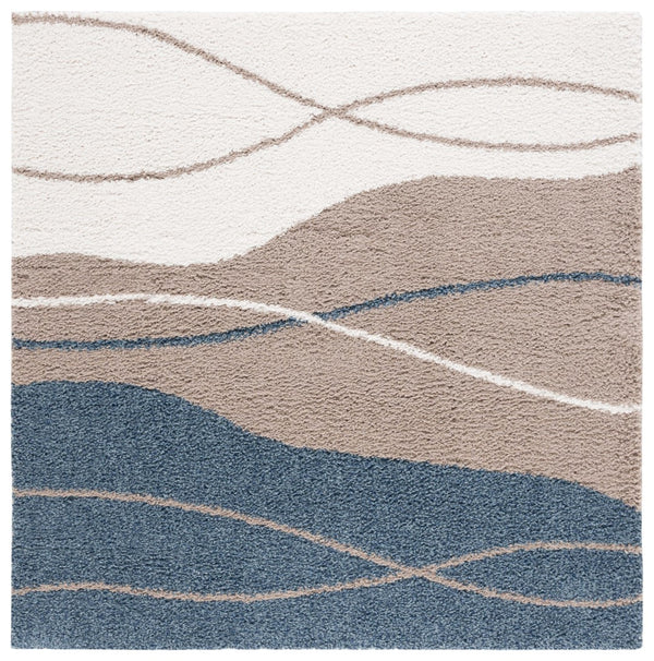 Calico Shag & Flokati Rug - Luxurious Power Loomed Polyester for Cozy Living Spaces, 40mm Pile