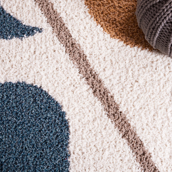 Calico Shag & Flokati Area Rug - Power Loomed, Luxurious Polyester, Soft Pile Height for Cozy Spaces