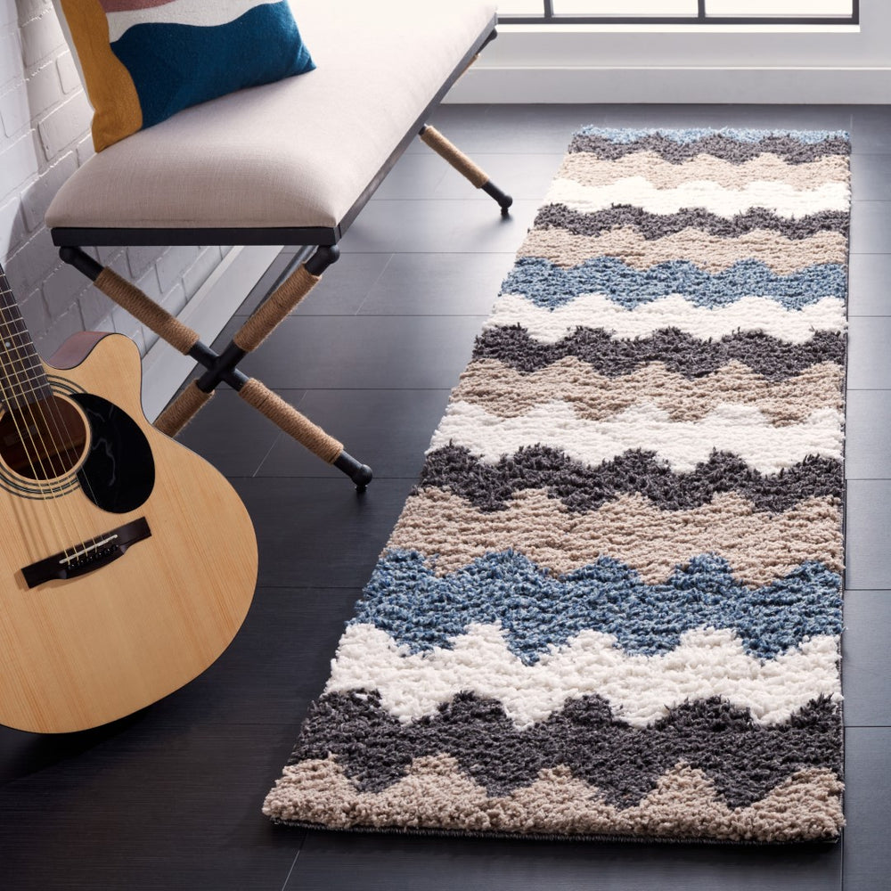 Calico Shag & Flokati Power Loomed Rug – Luxurious 40mm Pile Height, Soft Polyester, Turkish Craftsmanship