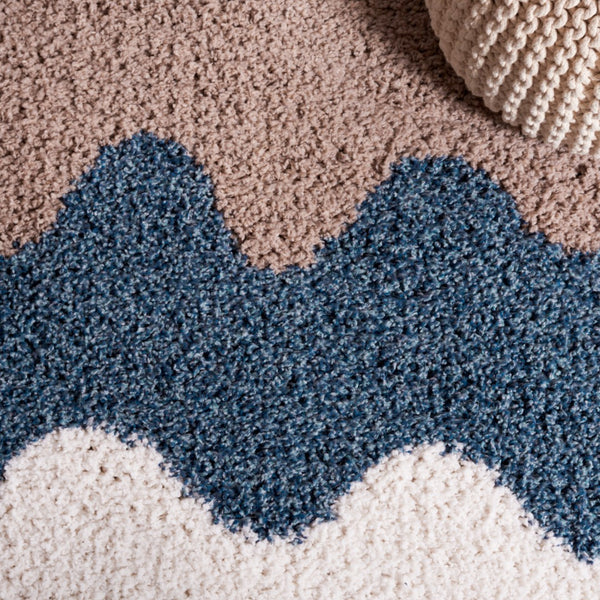 Calico Shag & Flokati Power Loomed Rug – Luxurious 40mm Pile Height, Soft Polyester, Turkish Craftsmanship