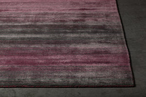 Chandra Rugs Cleo 50% Viscose + 30% Wool + 20% Cotton Hand-Woven Contemporary Rug Pink/Grey 9' x 13'