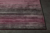 Chandra Rugs Cleo 50% Viscose + 30% Wool + 20% Cotton Hand-Woven Contemporary Rug Pink/Grey 9' x 13'