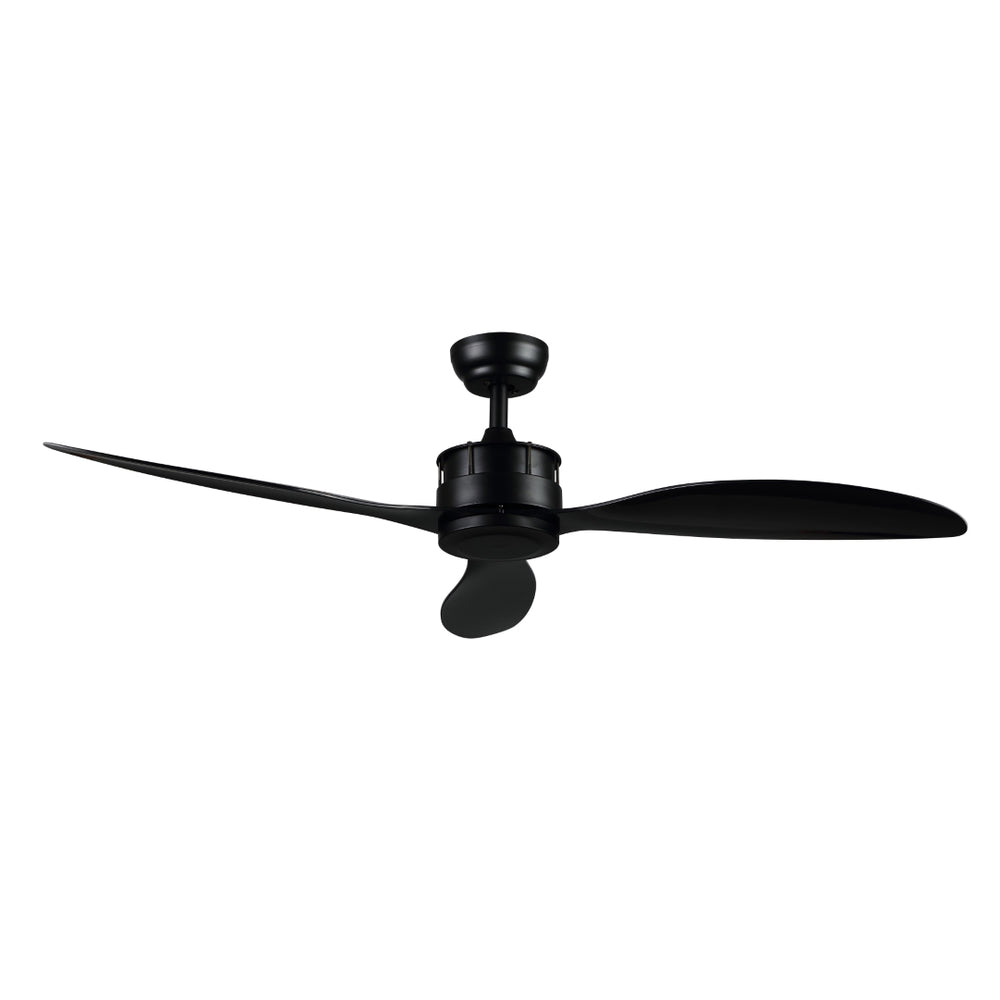 Safavieh Harlin Ceiling Fan in Matte Black, Black CLF1022A