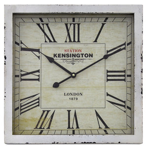 Yosemite Home Decor Square Wooden Wall Clock CLKA1B950-YHD