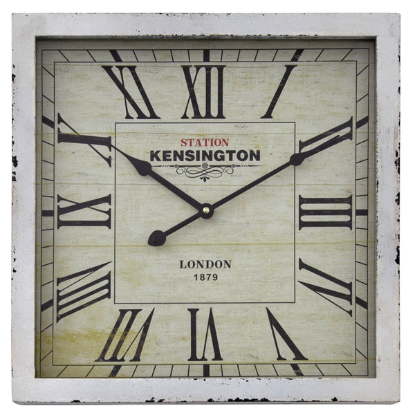 Yosemite Home Decor Square Wooden Wall Clock CLKA1B950-YHD