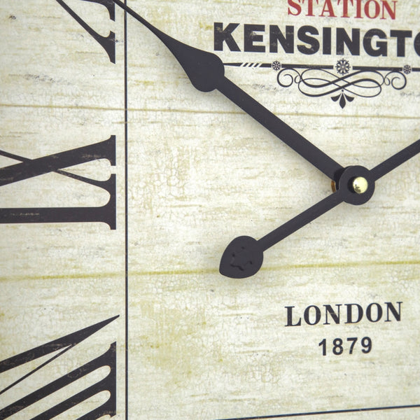 Yosemite Home Decor Square Wooden Wall Clock CLKA1B950-YHD