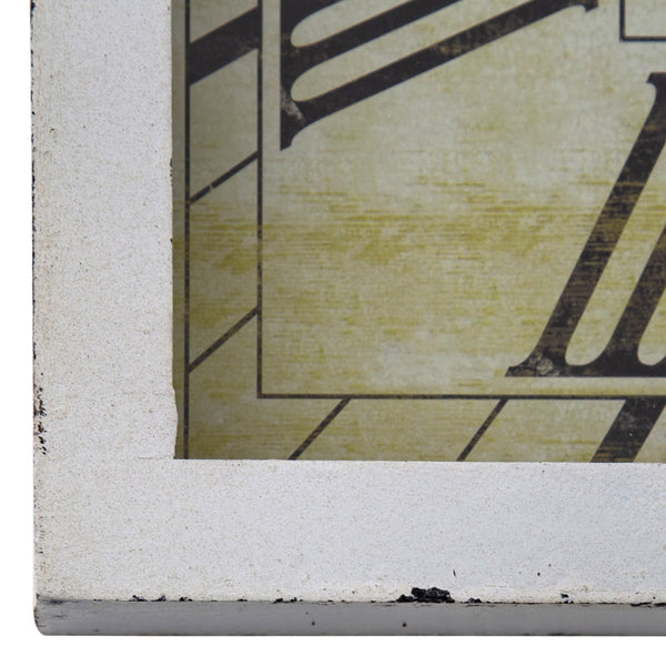 Yosemite Home Decor Square Wooden Wall Clock CLKA1B950-YHD