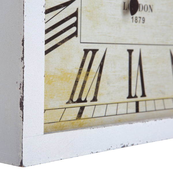 Yosemite Home Decor Square Wooden Wall Clock CLKA1B950-YHD