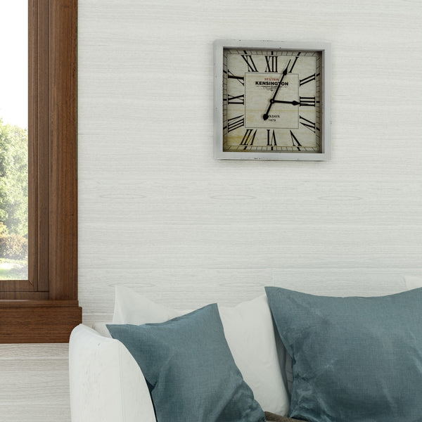Yosemite Home Decor Square Wooden Wall Clock CLKA1B950-YHD