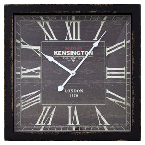 Yosemite Home Decor Square Wooden Wall Clock CLKA1B952-YHD