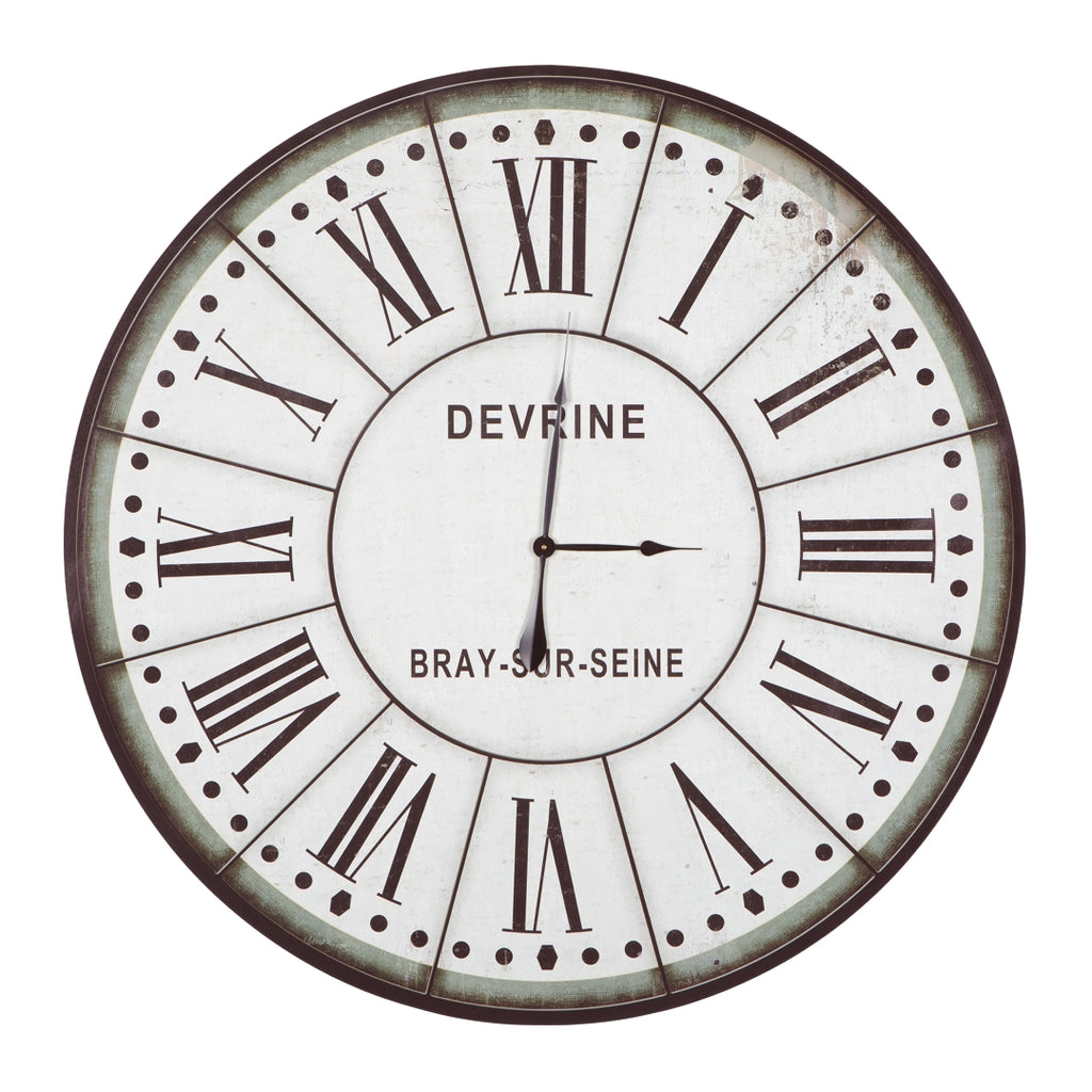 Yosemite Home Decor Circular Bray Clock CLKB1404172-YHD