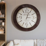Yosemite Home Decor Weathered Circular Wall Clock CLKBA129-YHD