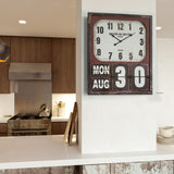 Yosemite Home Decor Rectangular Galleria Wall Clock CLKC1294-YHD