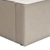 Cloud 43" Low Profile Queen Bed in Sand Fabric by Diamond Sofa