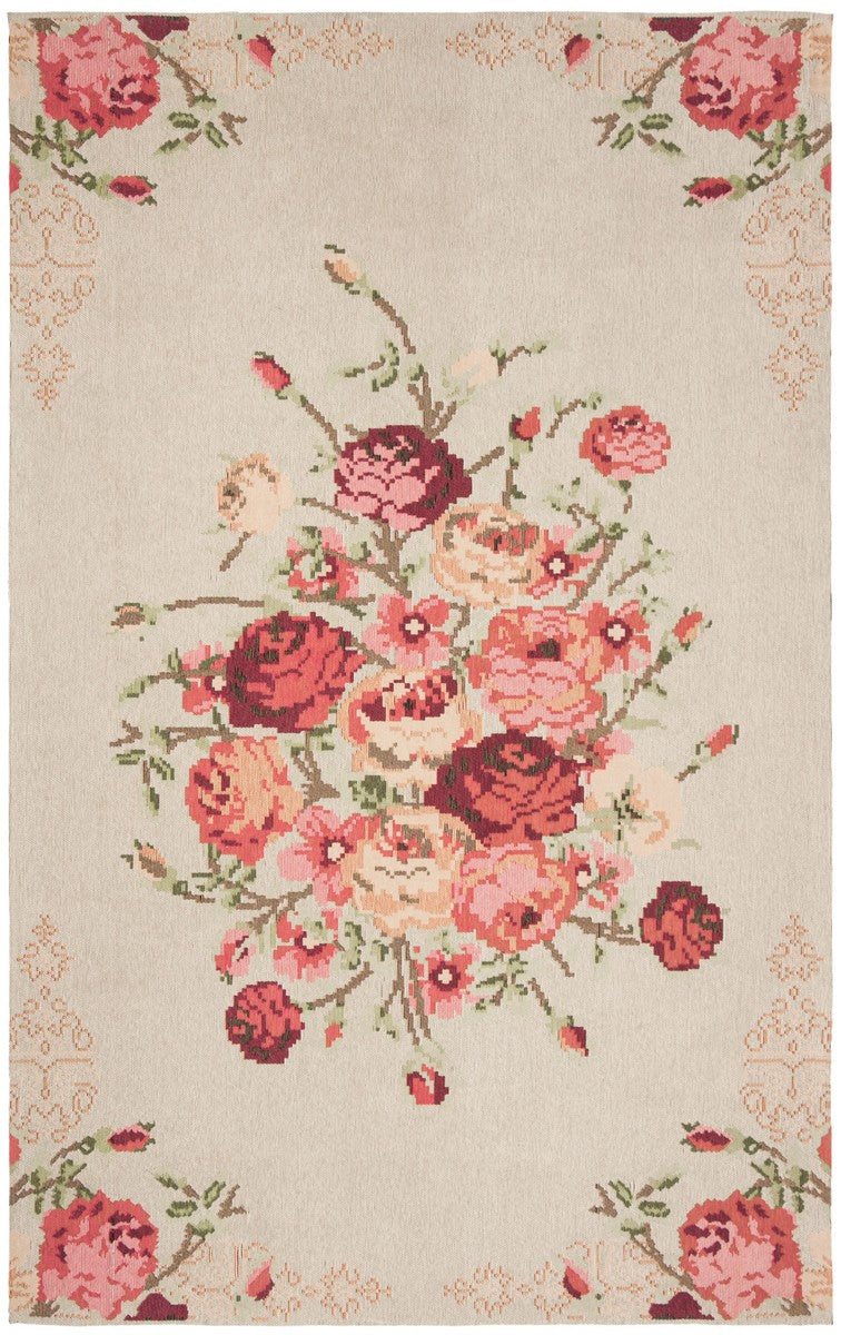 Safavieh Classic Vintage 115 Power Loomed Polyester Country & Floral Rug CLV115B-9