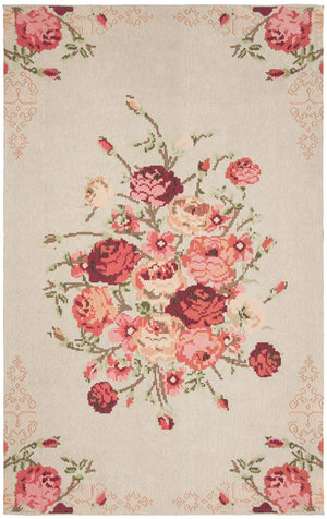 Safavieh Classic Vintage 115 Power Loomed Polyester Country & Floral Rug CLV115B-9