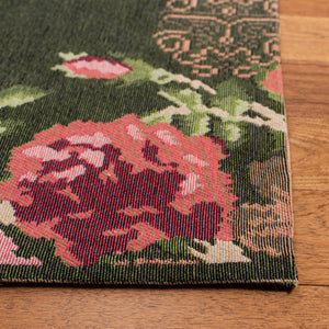 Safavieh Classic Vintage 115 Power Loomed Polyester Country & Floral Rug CLV115Z-9