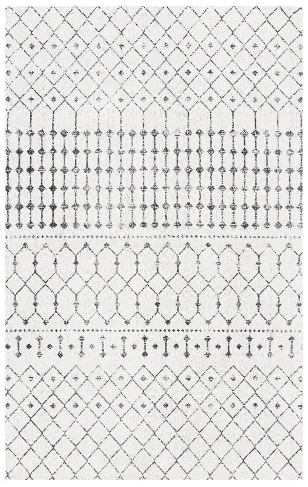 Clv-Classic Vintage Classic Vintage 127  Hand Woven 90% Cotton 10% Polyester Rug Beige / Black